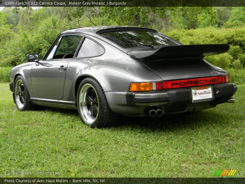  1986 911 Carrera Coupe Meteor Grey Metallic