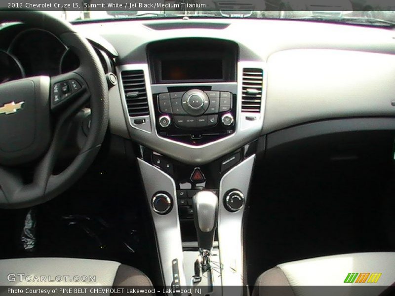 Summit White / Jet Black/Medium Titanium 2012 Chevrolet Cruze LS