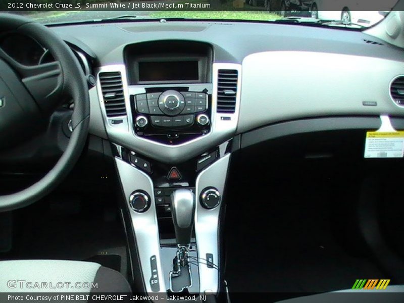 Summit White / Jet Black/Medium Titanium 2012 Chevrolet Cruze LS