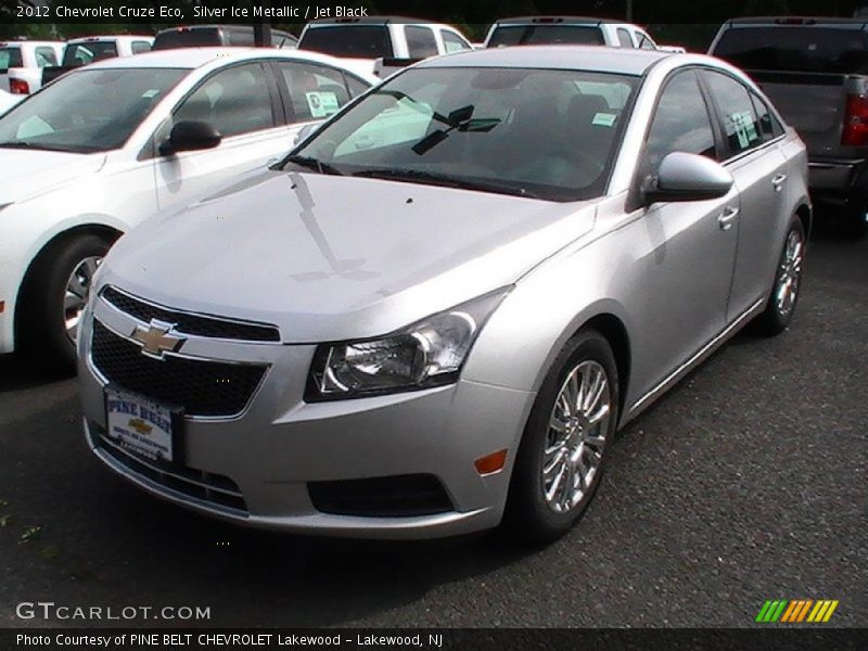 Silver Ice Metallic / Jet Black 2012 Chevrolet Cruze Eco