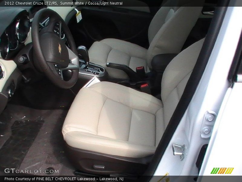 Summit White / Cocoa/Light Neutral 2012 Chevrolet Cruze LTZ/RS