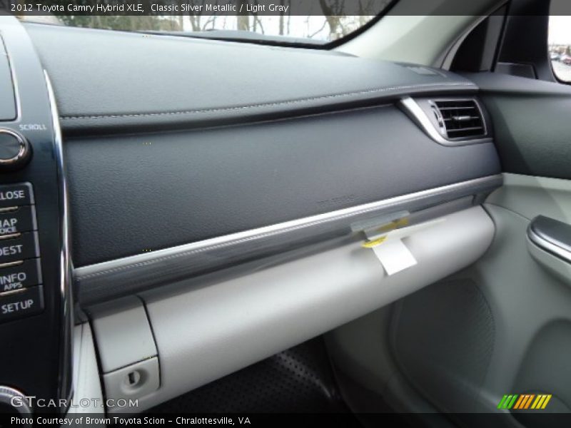 Classic Silver Metallic / Light Gray 2012 Toyota Camry Hybrid XLE