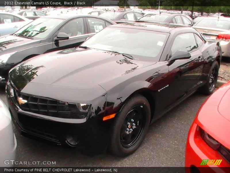 Black / Black 2012 Chevrolet Camaro LS Coupe