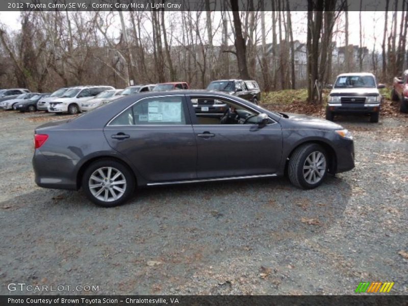 Cosmic Gray Mica / Light Gray 2012 Toyota Camry SE V6