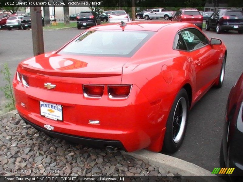 Victory Red / Black 2012 Chevrolet Camaro LS Coupe
