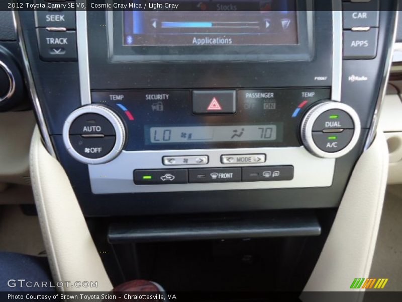Cosmic Gray Mica / Light Gray 2012 Toyota Camry SE V6