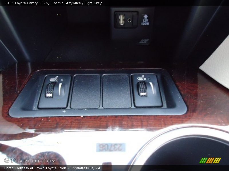 Cosmic Gray Mica / Light Gray 2012 Toyota Camry SE V6