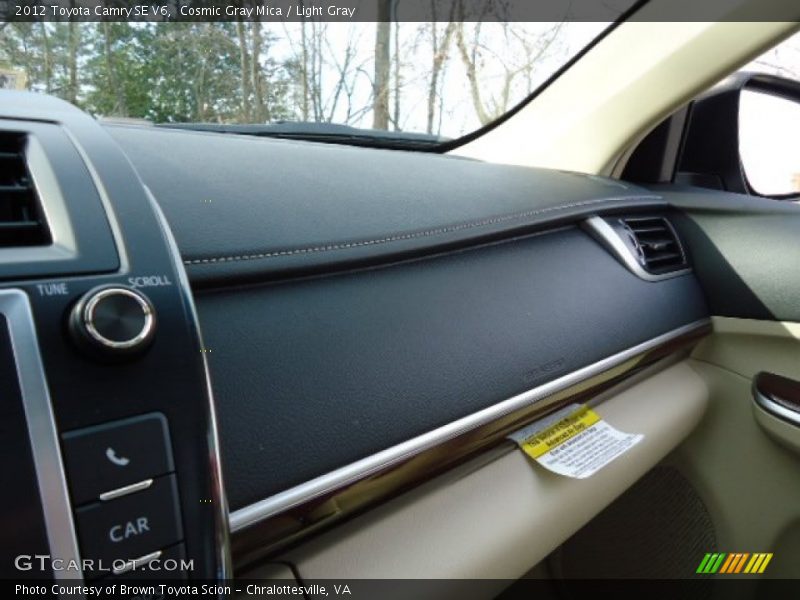 Cosmic Gray Mica / Light Gray 2012 Toyota Camry SE V6