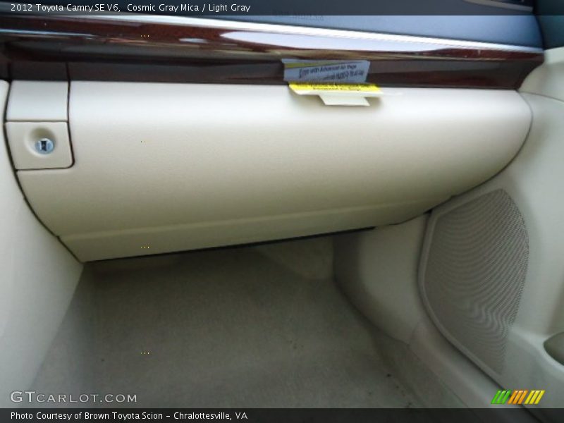 Cosmic Gray Mica / Light Gray 2012 Toyota Camry SE V6