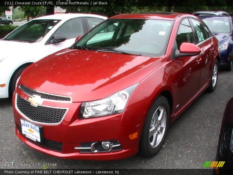 Crystal Red Metallic / Jet Black 2012 Chevrolet Cruze LT/RS