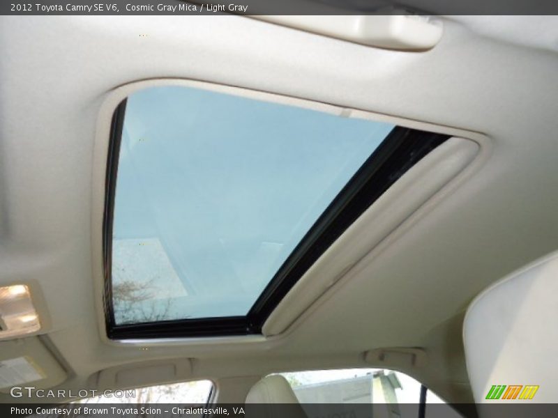 Cosmic Gray Mica / Light Gray 2012 Toyota Camry SE V6