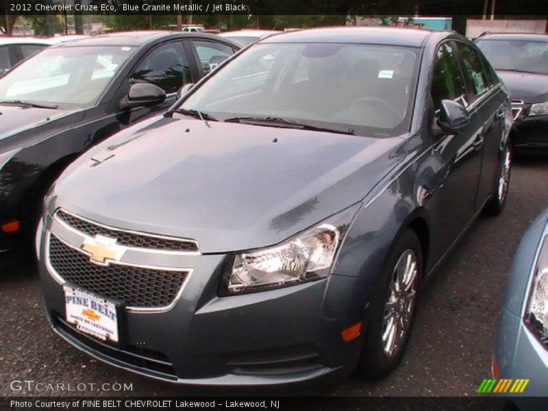 Blue Granite Metallic / Jet Black 2012 Chevrolet Cruze Eco
