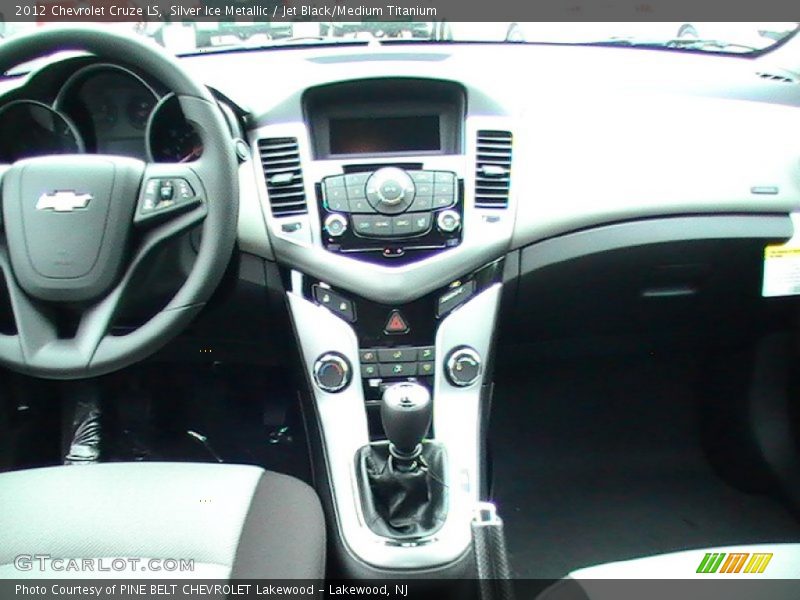 Silver Ice Metallic / Jet Black/Medium Titanium 2012 Chevrolet Cruze LS
