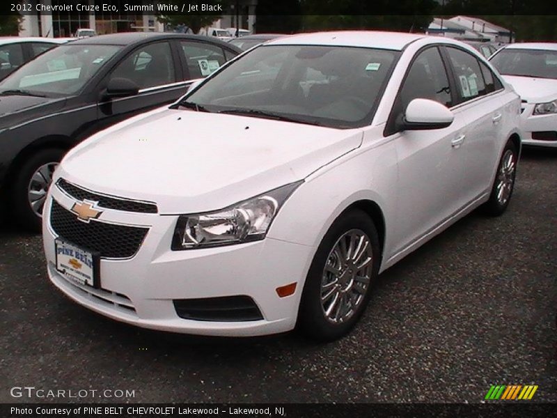 Summit White / Jet Black 2012 Chevrolet Cruze Eco