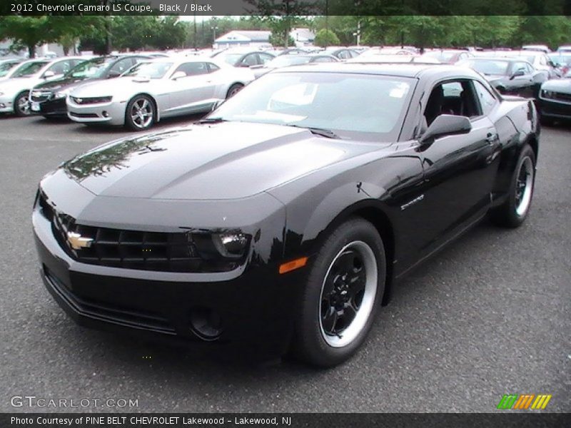 Black / Black 2012 Chevrolet Camaro LS Coupe
