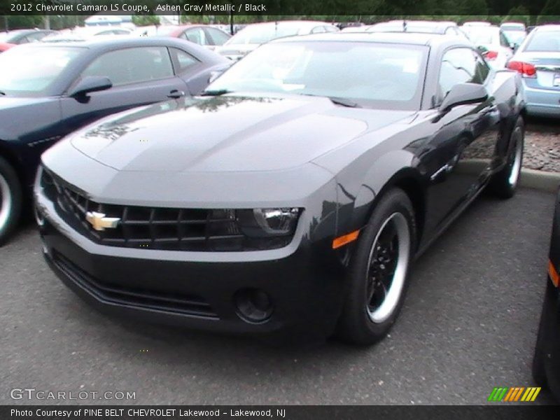 Ashen Gray Metallic / Black 2012 Chevrolet Camaro LS Coupe