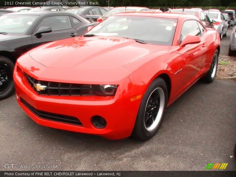 Victory Red / Black 2012 Chevrolet Camaro LS Coupe