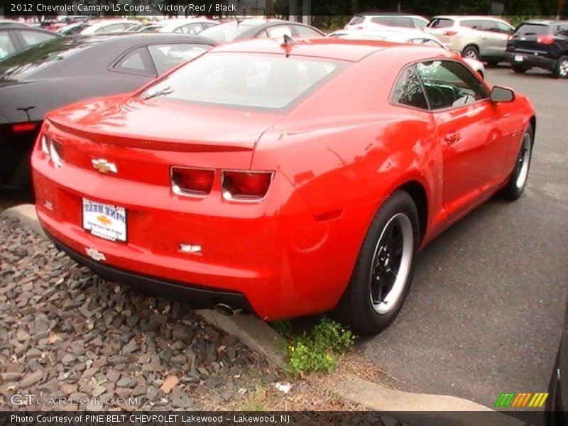 Victory Red / Black 2012 Chevrolet Camaro LS Coupe