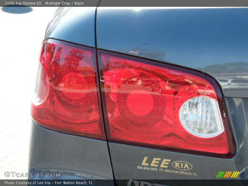 Midnight Gray / Black 2006 Kia Optima EX