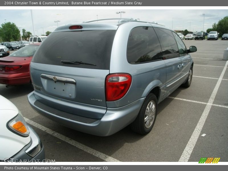 Butane Blue Pearlcoat / Medium Slate Gray 2004 Chrysler Town & Country Limited