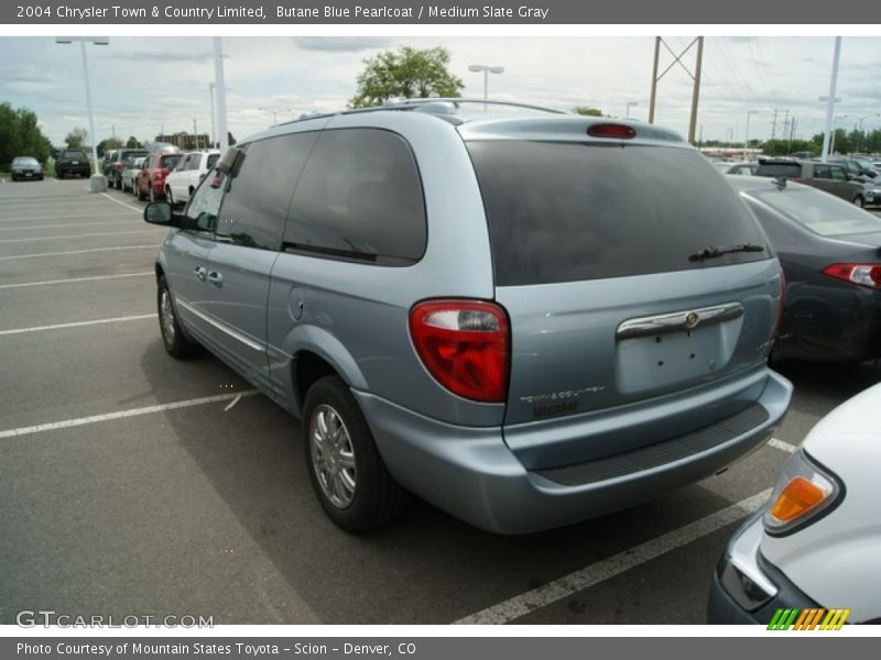 Butane Blue Pearlcoat / Medium Slate Gray 2004 Chrysler Town & Country Limited