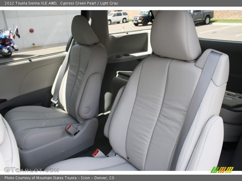Cypress Green Pearl / Light Gray 2012 Toyota Sienna XLE AWD