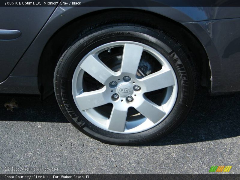 Midnight Gray / Black 2006 Kia Optima EX