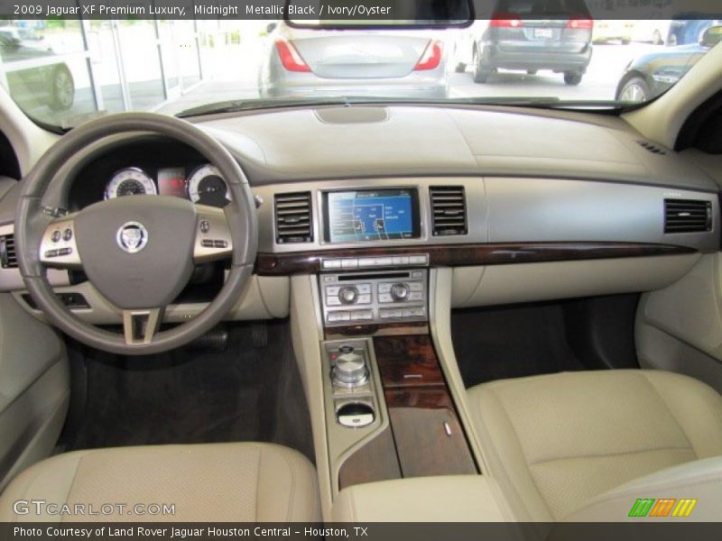 Midnight  Metallic Black / Ivory/Oyster 2009 Jaguar XF Premium Luxury
