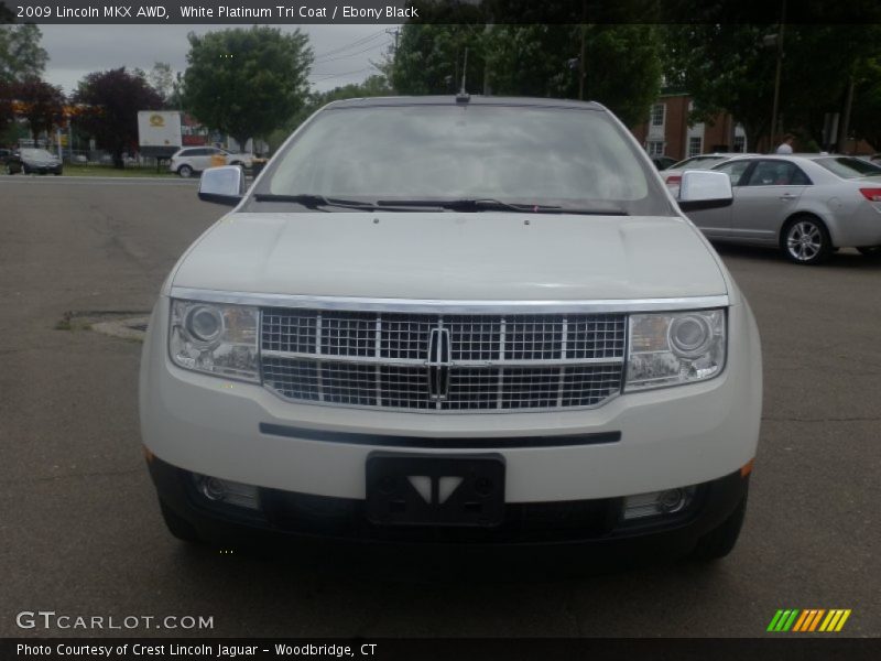 White Platinum Tri Coat / Ebony Black 2009 Lincoln MKX AWD