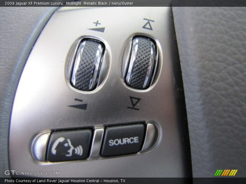 Midnight  Metallic Black / Ivory/Oyster 2009 Jaguar XF Premium Luxury