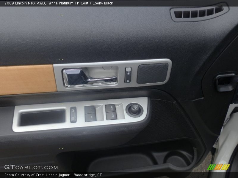 White Platinum Tri Coat / Ebony Black 2009 Lincoln MKX AWD