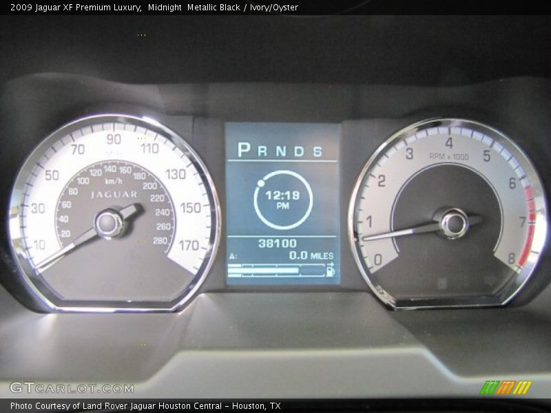 Midnight  Metallic Black / Ivory/Oyster 2009 Jaguar XF Premium Luxury
