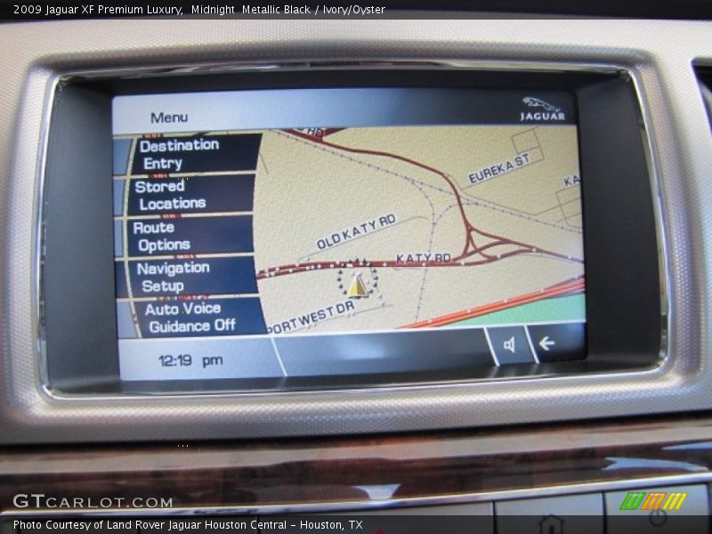 Midnight  Metallic Black / Ivory/Oyster 2009 Jaguar XF Premium Luxury