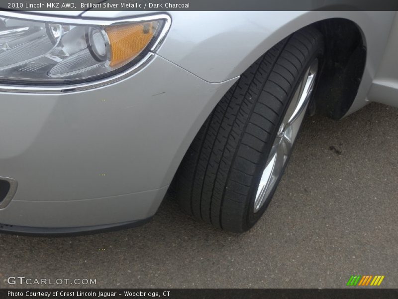 Brilliant Silver Metallic / Dark Charcoal 2010 Lincoln MKZ AWD