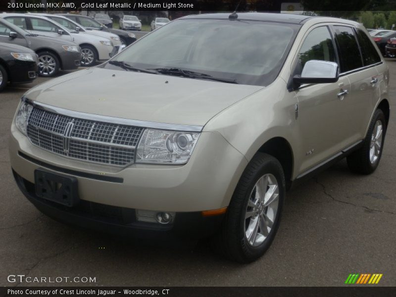 Gold Leaf Metallic / Medium Light Stone 2010 Lincoln MKX AWD