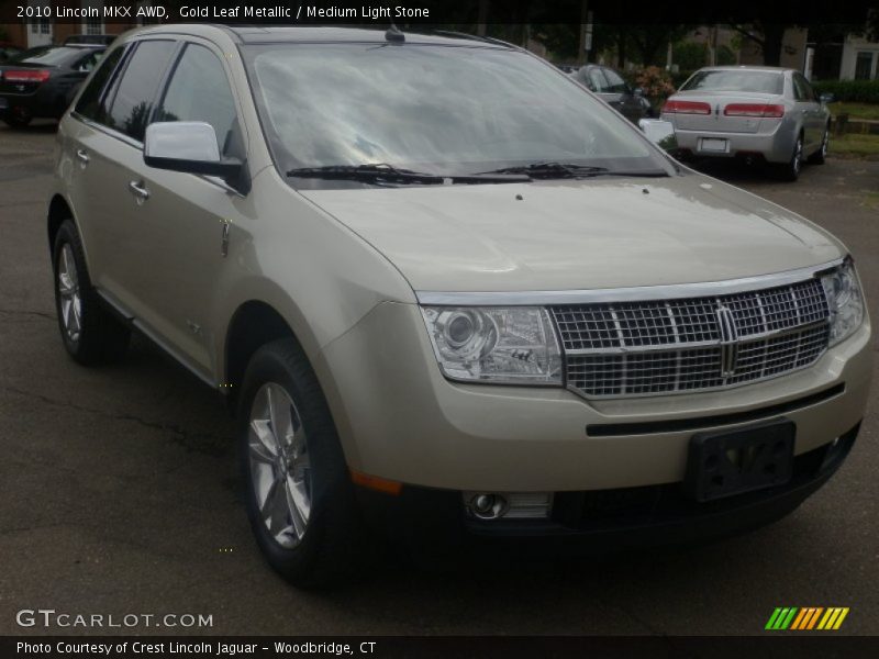 Gold Leaf Metallic / Medium Light Stone 2010 Lincoln MKX AWD