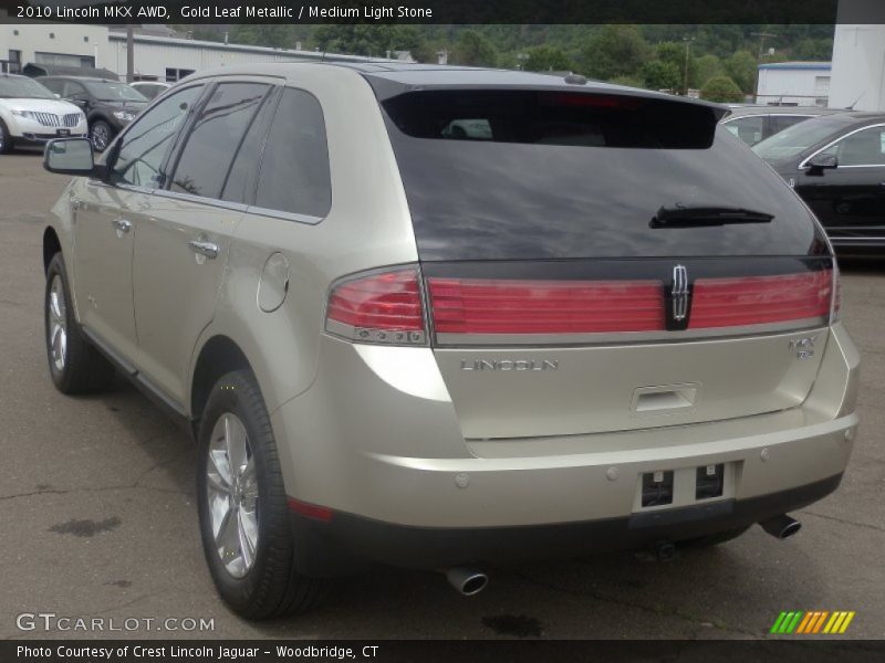 Gold Leaf Metallic / Medium Light Stone 2010 Lincoln MKX AWD