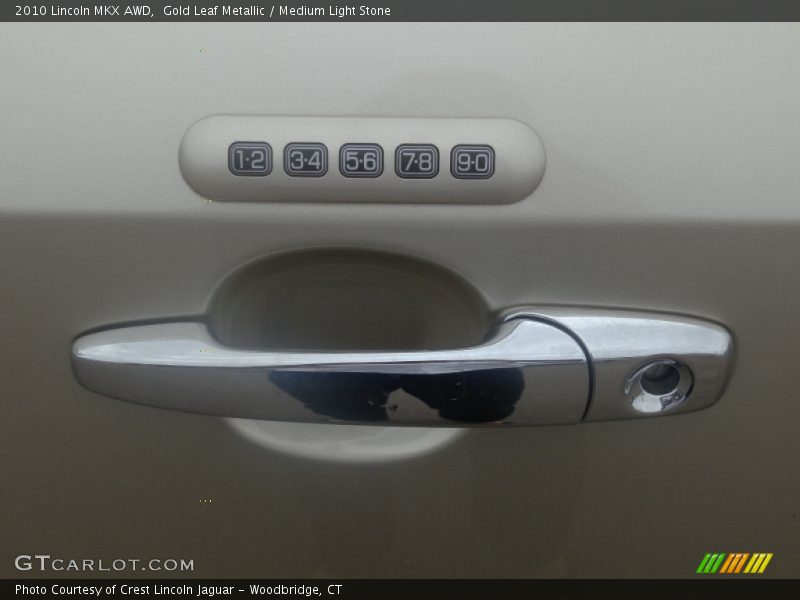 Gold Leaf Metallic / Medium Light Stone 2010 Lincoln MKX AWD