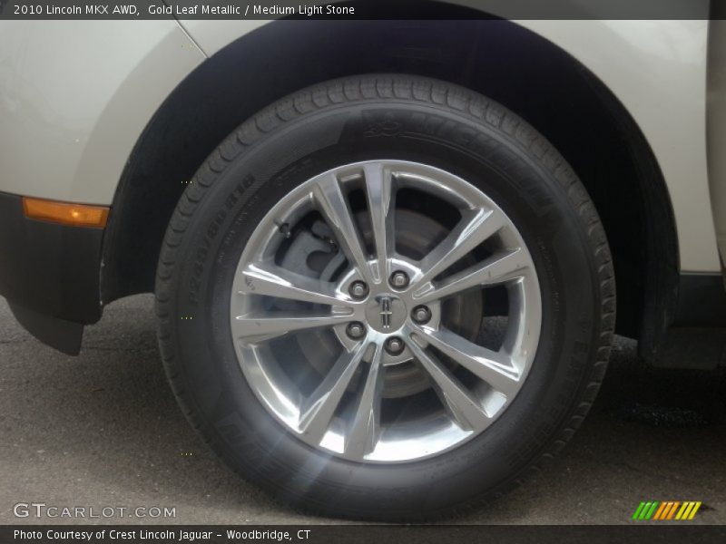 Gold Leaf Metallic / Medium Light Stone 2010 Lincoln MKX AWD