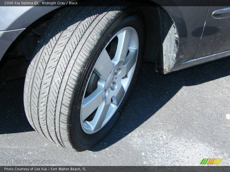 Midnight Gray / Black 2006 Kia Optima EX