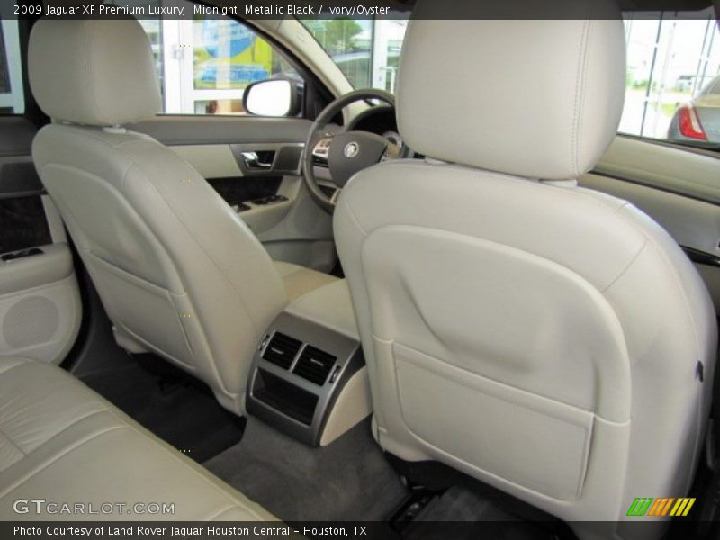 Midnight  Metallic Black / Ivory/Oyster 2009 Jaguar XF Premium Luxury