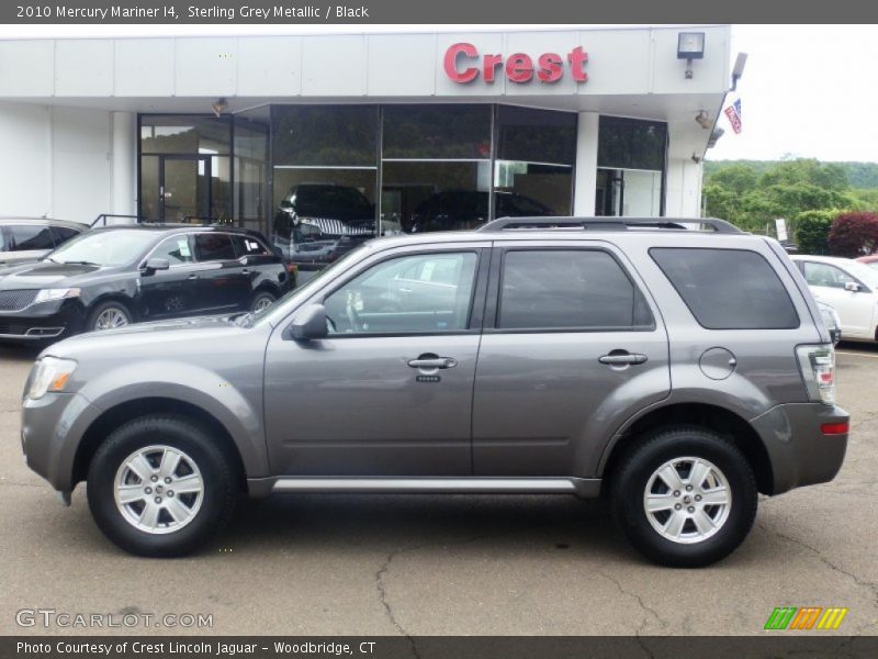 Sterling Grey Metallic / Black 2010 Mercury Mariner I4