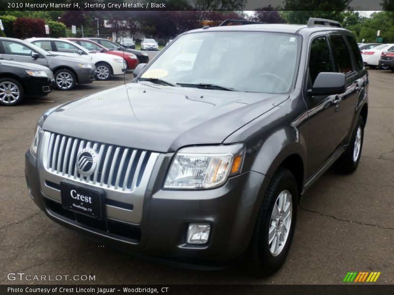 Sterling Grey Metallic / Black 2010 Mercury Mariner I4