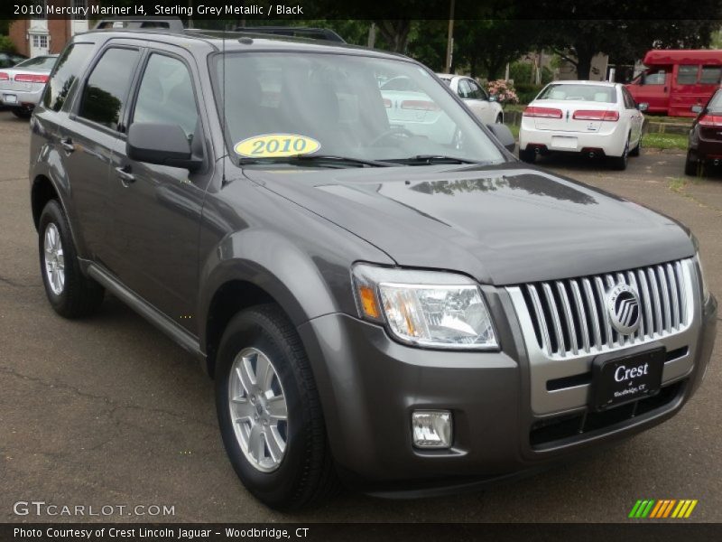 Sterling Grey Metallic / Black 2010 Mercury Mariner I4