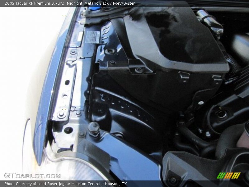 Midnight  Metallic Black / Ivory/Oyster 2009 Jaguar XF Premium Luxury