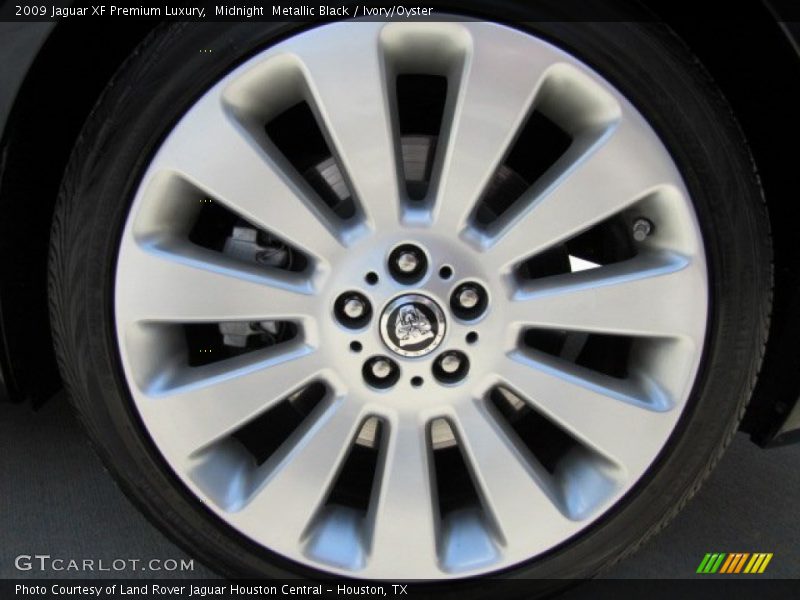 Midnight  Metallic Black / Ivory/Oyster 2009 Jaguar XF Premium Luxury