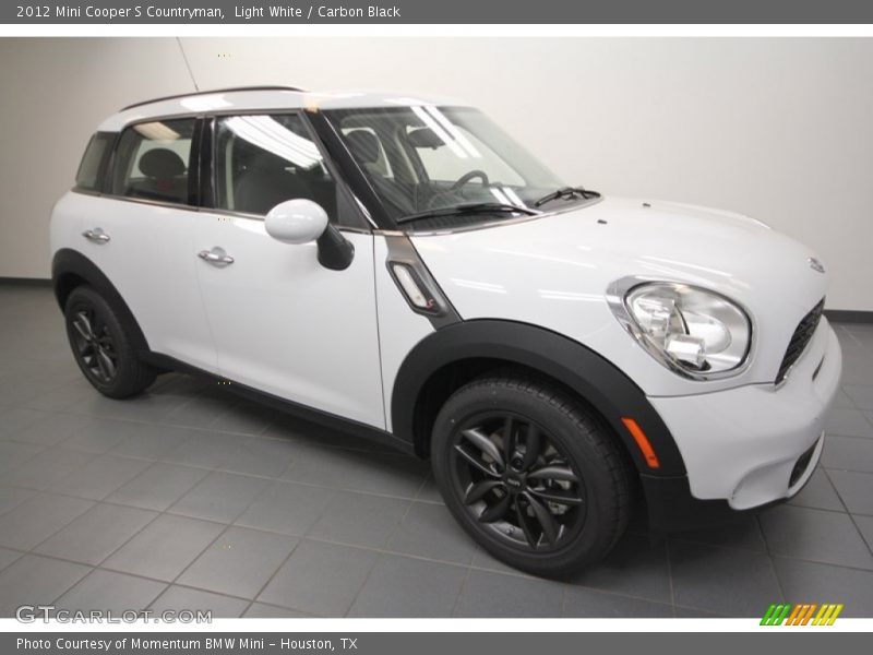Light White / Carbon Black 2012 Mini Cooper S Countryman