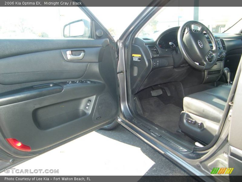 Midnight Gray / Black 2006 Kia Optima EX
