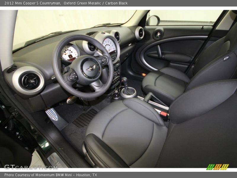  2012 Cooper S Countryman Carbon Black Interior
