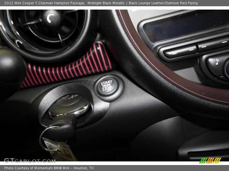 Midnight Black Metallic / Black Lounge Leather/Damson Red Piping 2012 Mini Cooper S Clubman Hampton Package